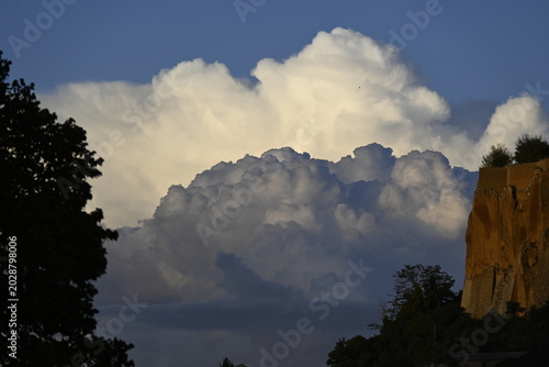 Time lapse of clouds on the sky