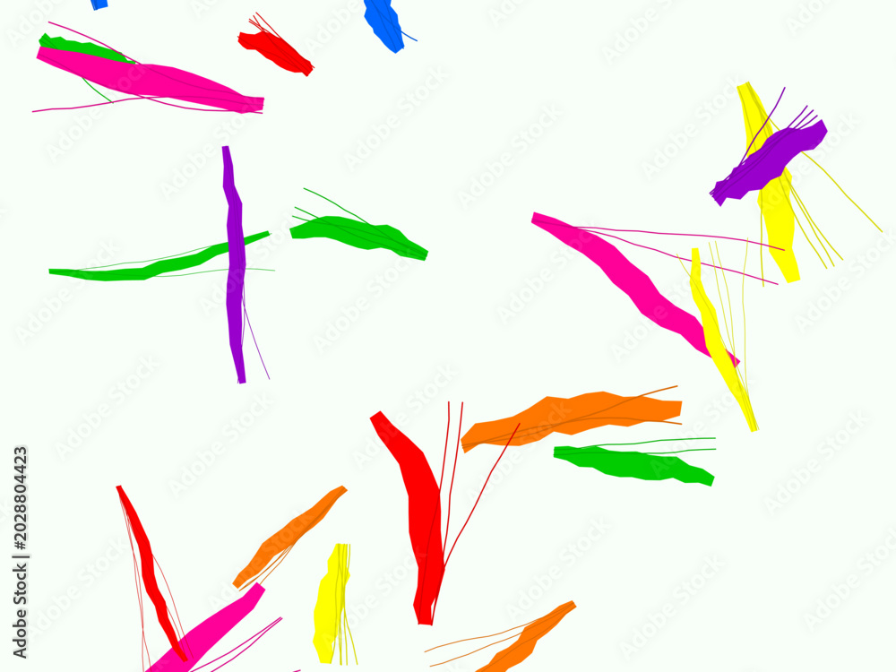 Obraz premium Bright Crayon Scribbles Playful Drawing Background