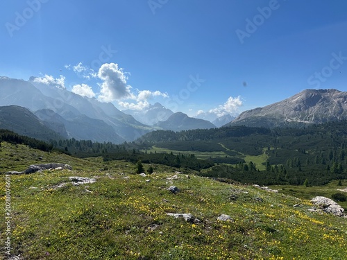 Konstfotografi Dolomite Mountains in Summer