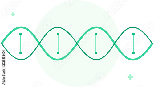 Clean medical science DNA helix biotechnology corporate background