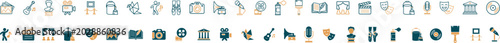 Set of Art and Entertainment Icons for Design