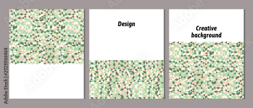 Obraz na płótnie Set of vector cover notebook design