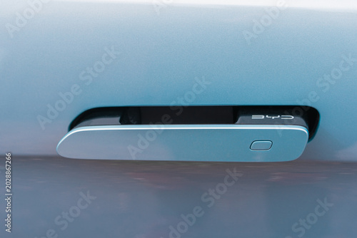 BYD electric vehicle EV door handle, chinese car manufacturer 