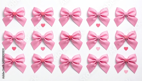 A symphony of pink bows and tender hearts