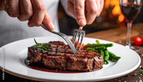 A culinary masterpiece presented with precision and grace.