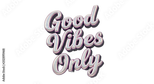 Good Vibes Only Text Logo