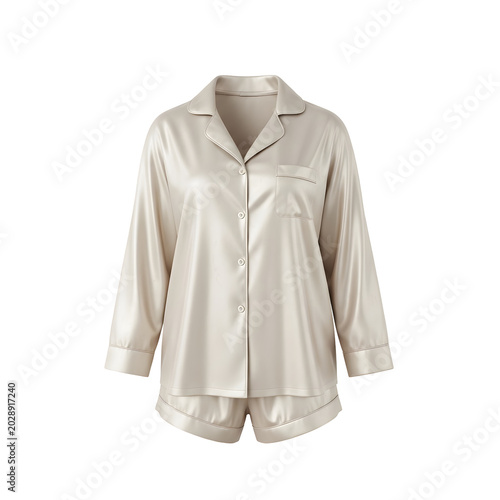 Silk Pajama Top for Women Relaxed.