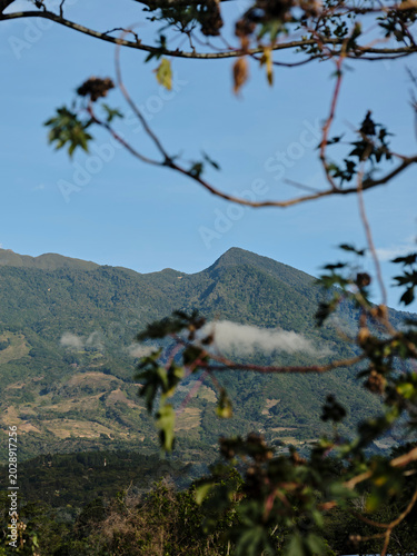 View of the Baru Volcano from Boquete, Panama