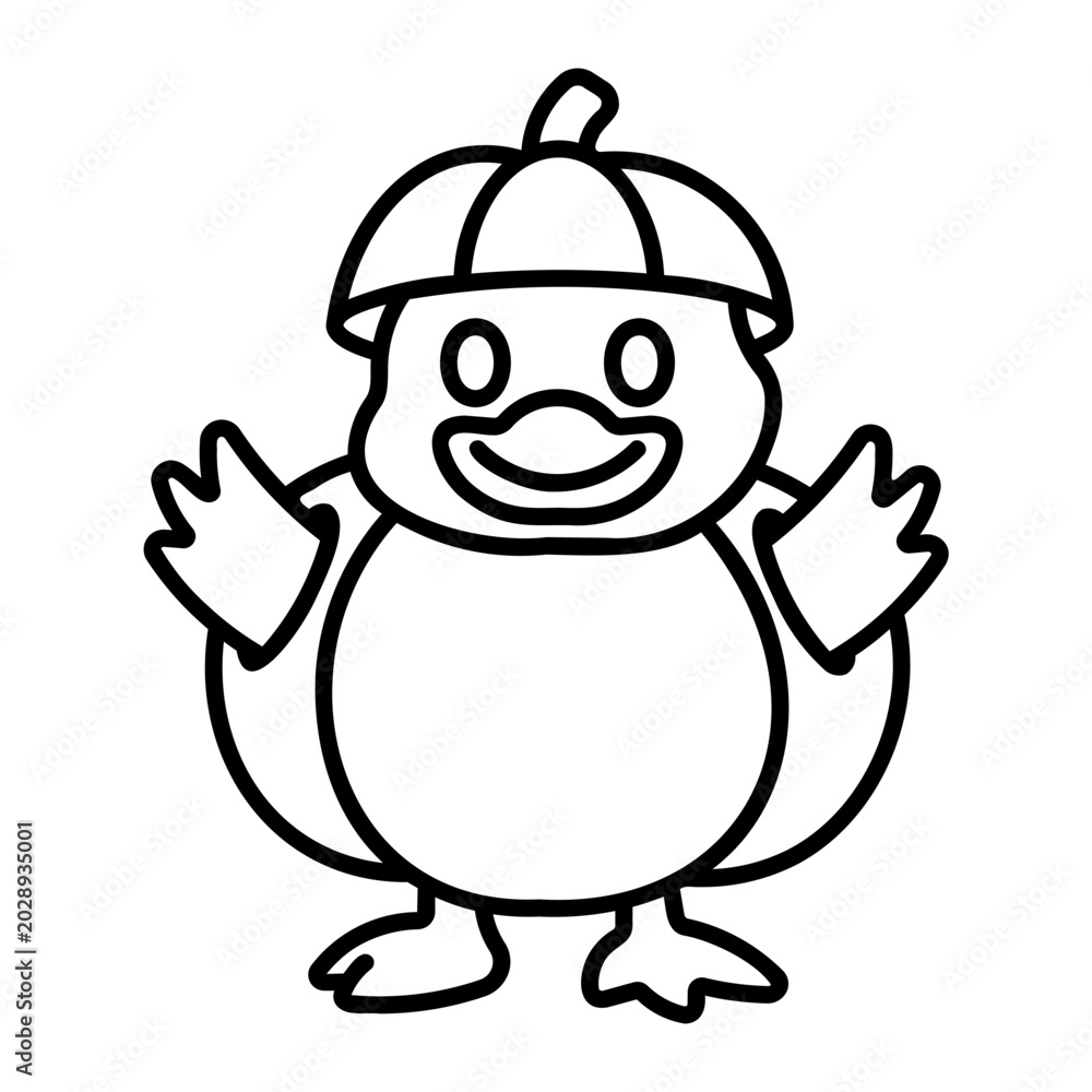 Fototapeta premium cute Line Icon