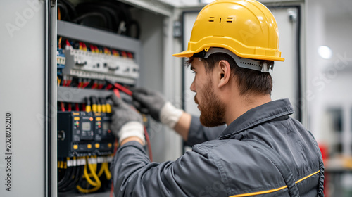 Electrician at Work: An ele...