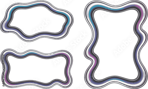 Abstract flowing liquid shapes with colorful marble swirl effect elements.