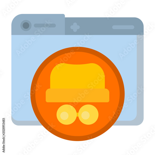 Canvas Print Incognito Vector Icon
