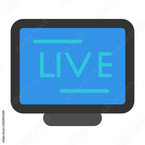 Live Stream Vector Icon