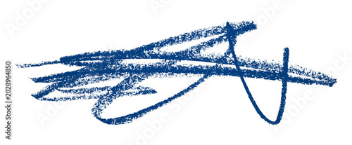 blue pencil strokes isolated on transparent background
