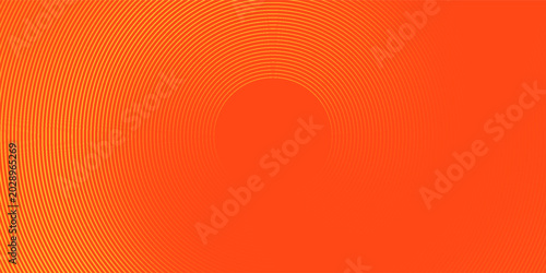 Abstract orange background with concentric circles, perfect for graphic design.