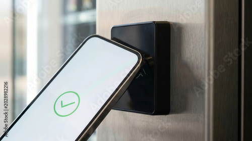 Instant payment nfc smartphone contactless door access
