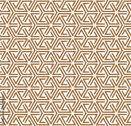 Seamless geometric pattern in 3D styles