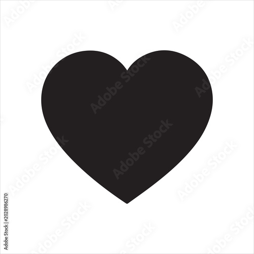 Photos heart love silhouette icon vector illustration.