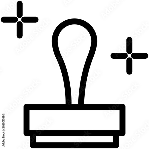 Stamp icon design template