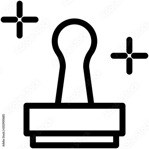 Stamp icon design template