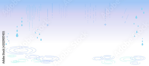 雨をイメージしたシンプルな背景イラスト