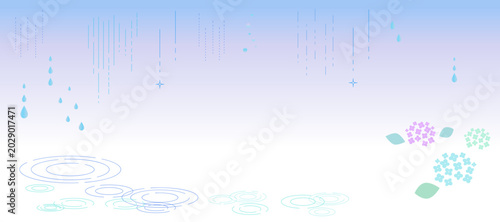 雨をイメージしたシンプルな背景イラスト