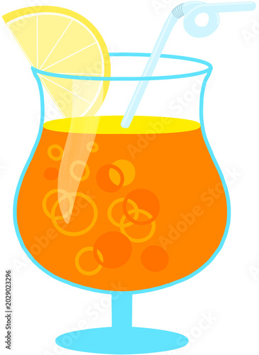 glass of orange juice 칵테일
