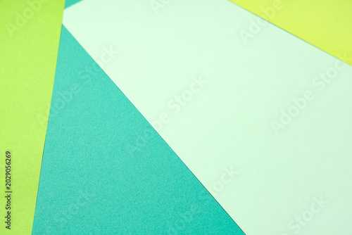 Green sheets of paper as ba...