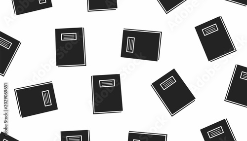 Photos Book Seamless Pattern