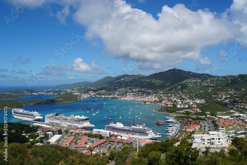 Saint Thomas, U.S. Virgin Islands view from Paradise Point 