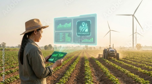 Modern Agriculture with Technology in Sustainable Farming Practices
