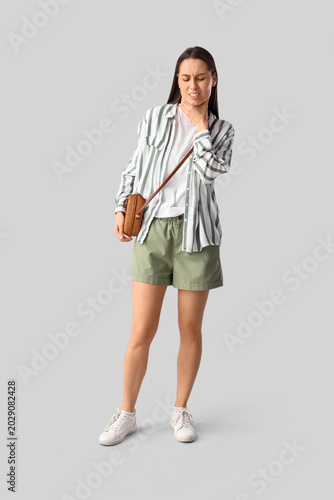 Young woman suffering from ...