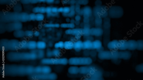 blue abstract futuristic digital background with glowing particles, light lines and data network texture, technology wallpaper design