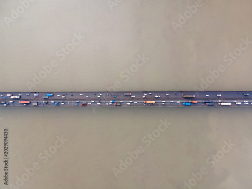 Photography Aerial Photography of Thane Creek and highway