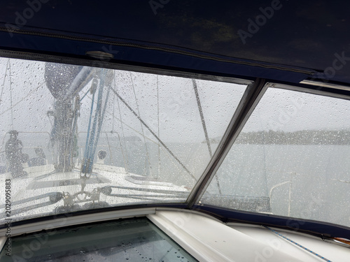 Sailing in the rain