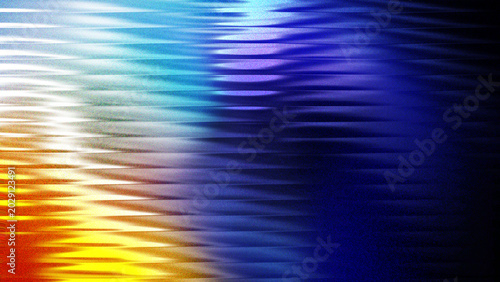 Abstract colorful wavy lines background with digital light effects