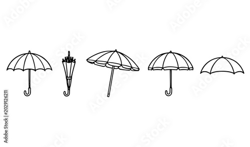 Umbrella Line Icon