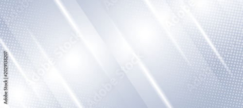 Foto Abstract white and gray geometric background, modern corporate design for business presentations