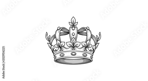 Royal Crown with Ornate Design