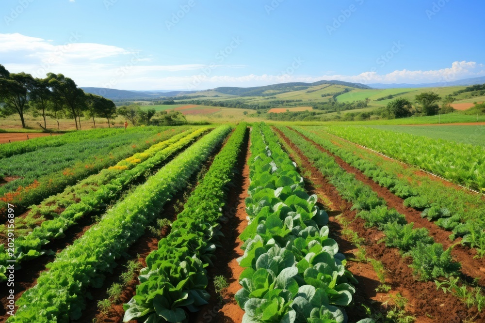 Fototapeta premium Plant farm agriculture outdoors.