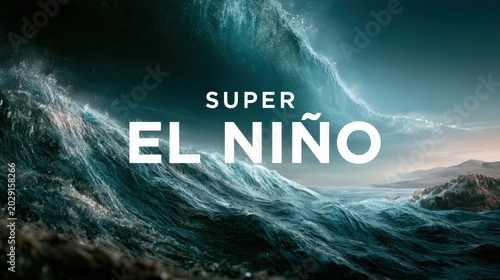 Powerful Ocean Waves Illustrate the Concept of Super El Niño
