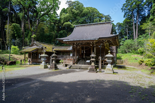 Obraz na płótnie 日光神社の風景（曽於市財部町）