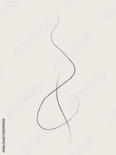 Elegant Minimalist Feminine Line Art