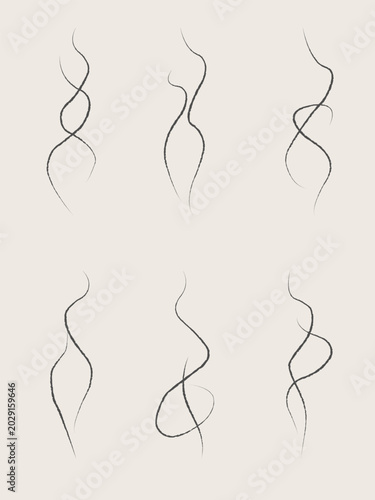 Elegant Minimalist Feminine Line Art
