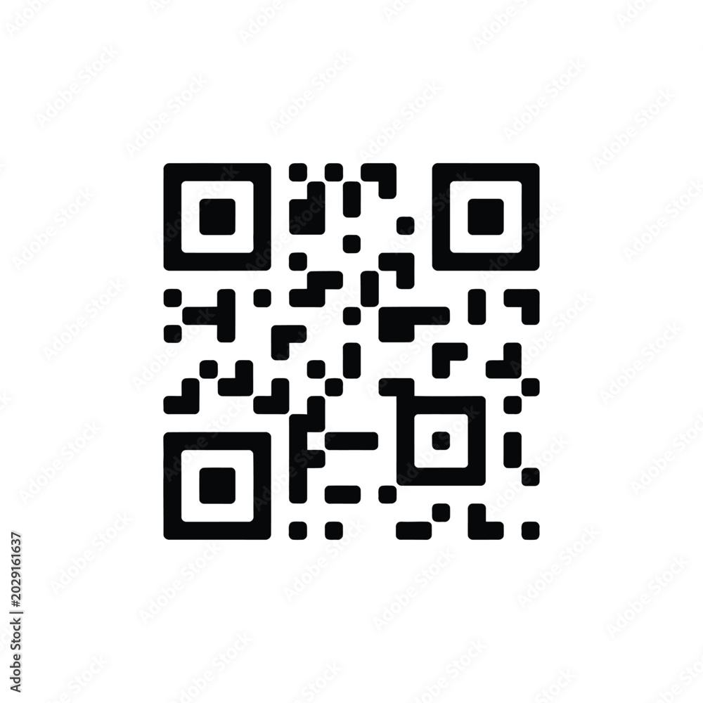 Photos QR Code vector icon