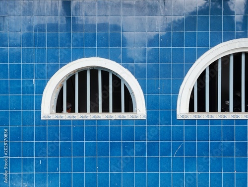 antique and old-fashioned window designs in the old town area