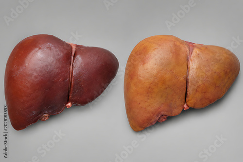 Healthy Liver vs Early Fatty Liver Comparison