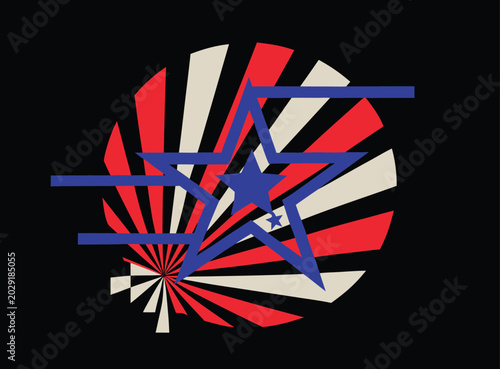 united kingdom flag on black background