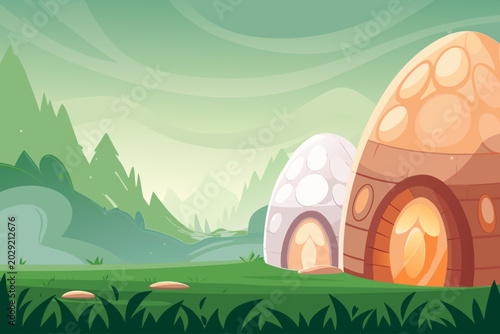 Photos Fantasy Dragon Hatchery Background With Warm Stone