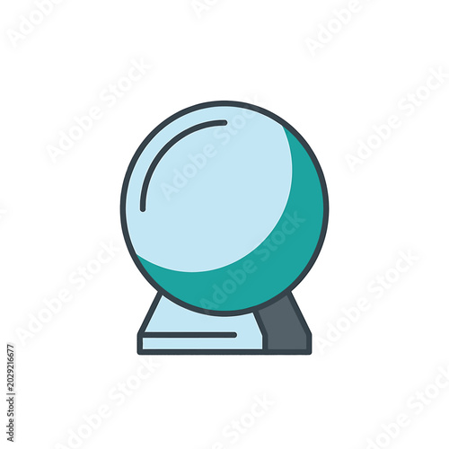 Fotografie Crystal Ball on a Stand.